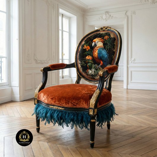 ヴィンテージフローラバードオウム切り離しティッシュペーパー 薄葉紙