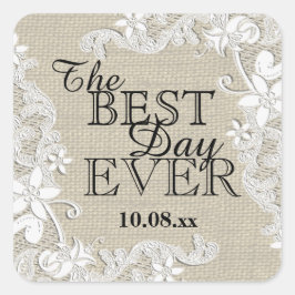 ヴィンテージフローラバ素朴ラップ スクエアシール