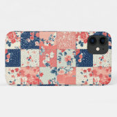 ヴィンテージフローラパッチワークパターン(10) Case-Mate iPhoneケース (裏面(横))