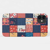 ヴィンテージフローラパッチワークパターン(2) Case-Mate iPhoneケース (裏面(横))
