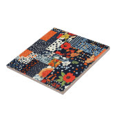 ヴィンテージフローラパッチワークパターン(3) タイル (側面)