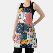 ヴィンテージフローラパッチワークパターン(4) エプロン (インサイチュ)