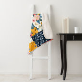 ヴィンテージフローラパッチワークパターン(4) シェルパブランケット (インサイチュ)