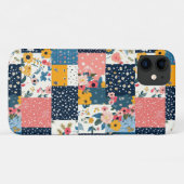 ヴィンテージフローラパッチワークパターン(4) Case-Mate iPhoneケース (裏面(横))
