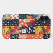 ヴィンテージフローラパッチワークパターン(5) Case-Mate iPhoneケース (裏面(横))