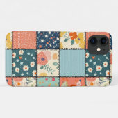 ヴィンテージフローラパッチワークパターン(6) Case-Mate iPhoneケース (裏面(横))