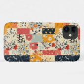 ヴィンテージフローラパッチワークパターン(8) Case-Mate iPhoneケース (裏面(横))