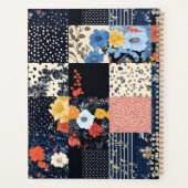 ヴィンテージフローラパッチワークパターン(9) プランナー手帳 (裏面)