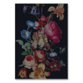 ヴィンテージフローラパーソナライズされたテーブル番号 テーブルナンバー (裏面)