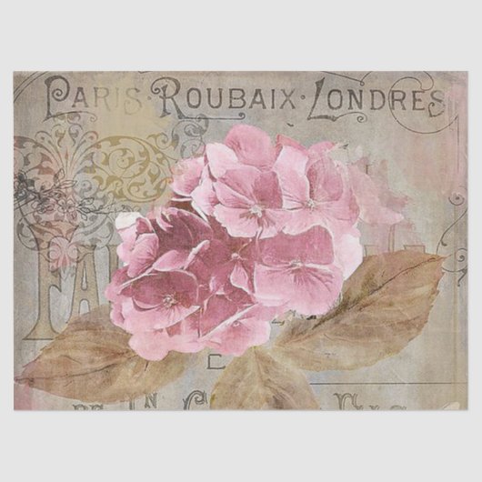 ヴィンテージフローラパーティー任意の目的組織 薄葉紙 (正面)