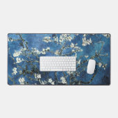 ヴィンテージフローラビンセントバンゴッホアーモンドブロッサム デスクマット (キーボード&マウス)
