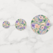 ヴィンテージフローラピックボールデザイン コンフェッティ (正面)