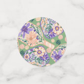 ヴィンテージフローラピックボールデザイン コンフェッティ (スモール正面)