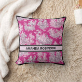 ヴィンテージフローラピンカマゼンタトイレデジュイミモノグラム クッション (ブランケット)
