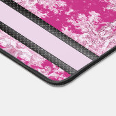 ヴィンテージフローラピンカマゼンタトイレデジュイミモノグラム デスクマット (コーナー)