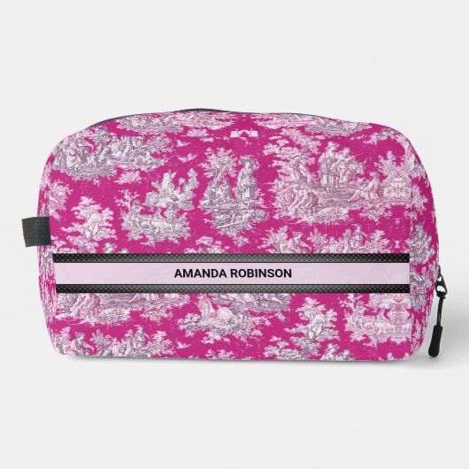 ヴィンテージフローラピンカマゼンタトイレデジュイミモノグラム ドップキット (正面)