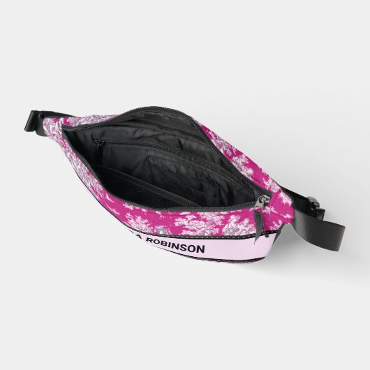 ヴィンテージフローラピンカマゼンタトイレデジュイミモノグラム ファニーパック (見開き)