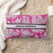 ヴィンテージフローラピンカマゼンタトイレデジュイミモノグラム ランバークッション (ブランケット)