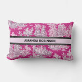 ヴィンテージフローラピンカマゼンタトイレデジュイミモノグラム ランバークッション (正面)