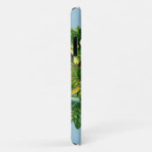 ヴィンテージフローラピンクのバラ、花の花瓶 Case-Mate iPhoneケース (裏面/右)