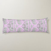 ヴィンテージフローラピンクトイレデジュイブライダルシャワー ボディピロー (裏面)