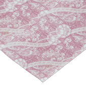 ヴィンテージフローラピンク白い花ジョン・ヘンリー・デアル テーブルクロス (アングル)