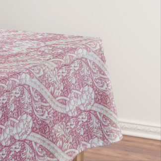 ヴィンテージフローラピンク白い花ジョン・ヘンリー・デアル テーブルクロス