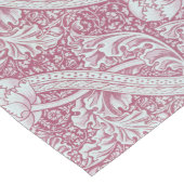 ヴィンテージフローラピンク白い花ジョン・ヘンリー・デアル ロングテーブルランナー (コーナー)