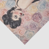 ヴィンテージフローラピンナップレースデクページ紙 薄葉紙 (詳細)