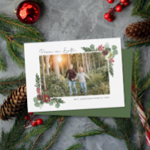 ヴィンテージフローラピースフォトカード