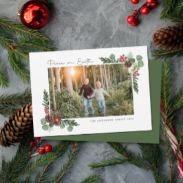 ヴィンテージフローラピースフォトカード シーズンカード