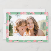 ヴィンテージフローラフォトマザーのデイカード カード (正面)