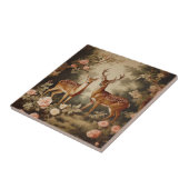 ヴィンテージフローラフォレストディアー タイル (側面)