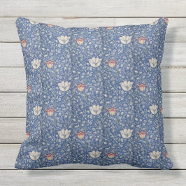 ヴィンテージフローラフラワーズウィリアムモリスメドウェイ アウトドアクッション