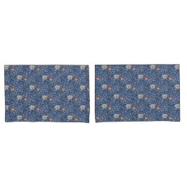 ヴィンテージフローラフラワーズウィリアムモリスメドウェイ 枕カバー