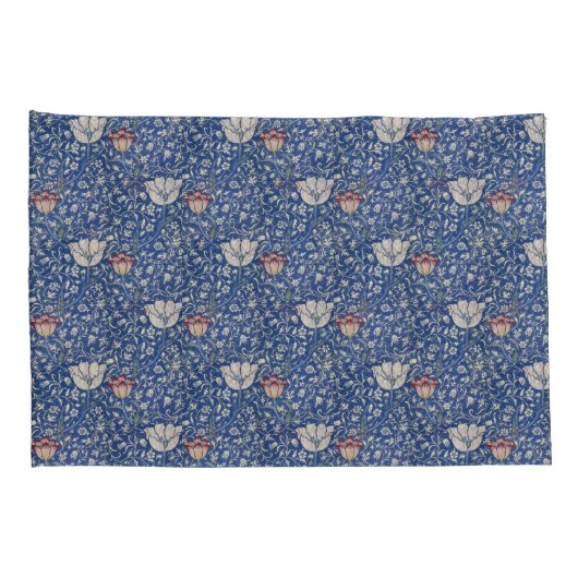 ヴィンテージフローラフラワーズウィリアムモリスメドウェイ 枕カバー (裏面-右)