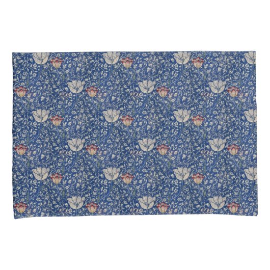 ヴィンテージフローラフラワーズウィリアムモリスメドウェイ 枕カバー (正面右)