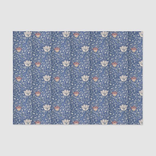 ヴィンテージフローラフラワーズウィリアムモリスメドウェイ 薄葉紙 (正面)