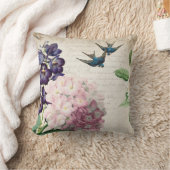 ヴィンテージフローラフランスのファームハウス装飾用クッション クッション (ブランケット)