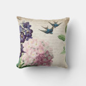 ヴィンテージフローラフランスのファームハウス装飾用クッション クッション (正面)