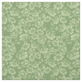 ヴィンテージフローラフランスの国の緑の花 ファブリック (見本)