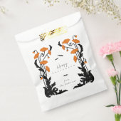 ヴィンテージフローラフレームハローウィンパーティ フェイバーバッグ (封をした状態)