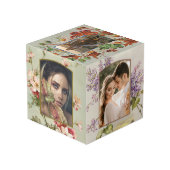 ヴィンテージフローラフレームフォトキューブ フォトキューブ (裏面アングル)