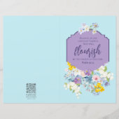 ヴィンテージフローラフレーム聖なる書物、 経典教会 (正面)