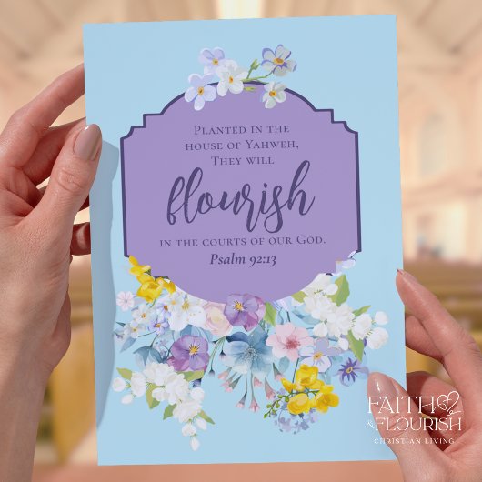 ヴィンテージフローラフレーム聖なる書物、 経典教会