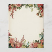 ヴィンテージフローラフレーム (正面)