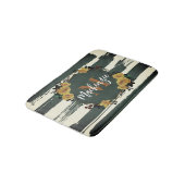 ヴィンテージフローラフレーム バスマット (アングル)