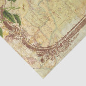 ヴィンテージフローラフレーム 薄葉紙 (詳細)