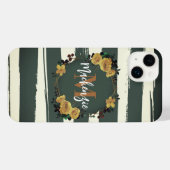 ヴィンテージフローラフレーム iPhoneケース (裏面横)