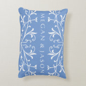 ヴィンテージフローラフローリカスタムッシュ文字とカラー アクセントクッション (裏面(縦))